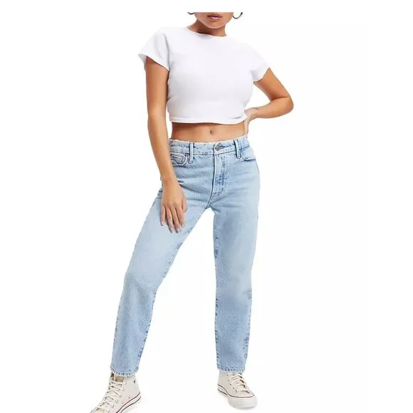 Good American Good Girlfriend High jeans Sz. 0/25 - Picture 1 of 14